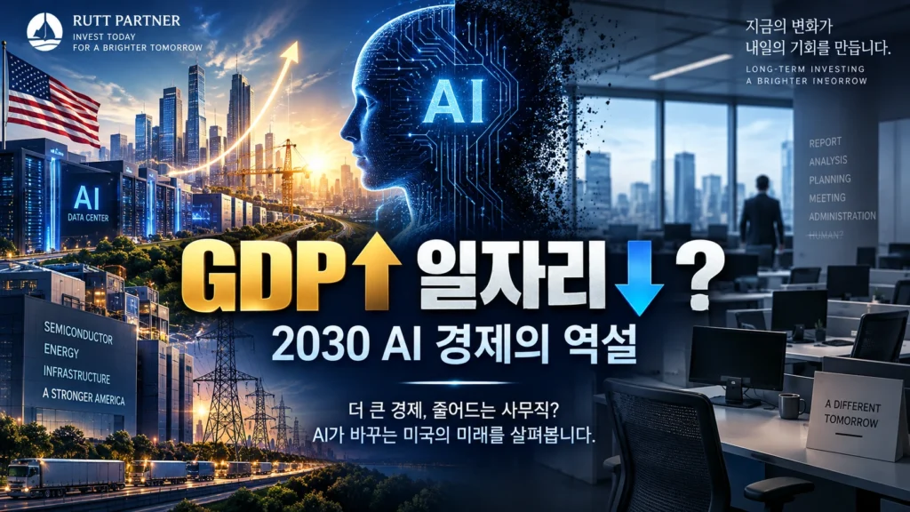 AI로 미국 GDP가 급성장하는 동시에 화이트칼라 일자리가 줄어드는 2030 경제의 역설