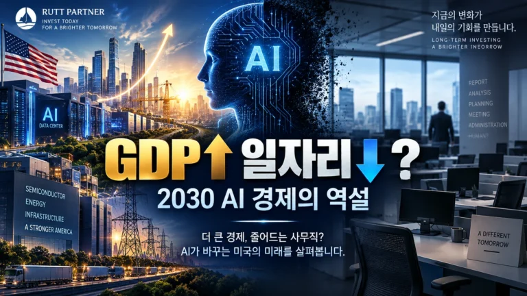 AI로 미국 GDP가 급성장하는 동시에 화이트칼라 일자리가 줄어드는 2030 경제의 역설